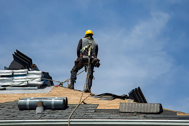 Professional Roof Installation technician working in Eden, UT